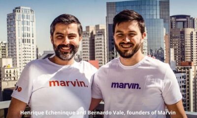 Henrique Echenique and Bernardo Vale in Fintech Marvin lands Series-A