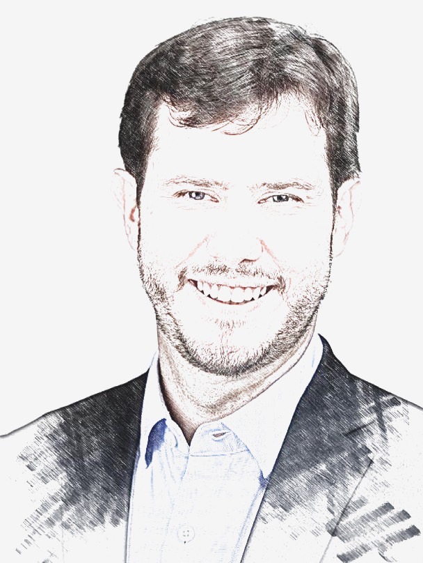 Sketch of André Thiollier, Partner at Foley & Lardner LLP, leading Unico acquires US-based OwnID deal”