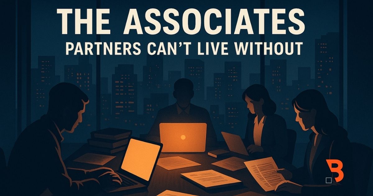 The Associates: legal and financial associates working late at night on U.S.–Latin America venture capital and M&A deals